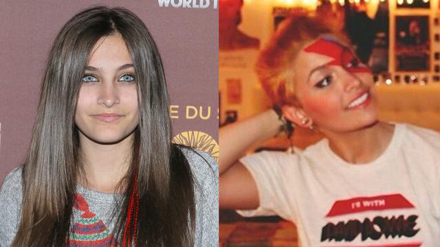 Paris Jackson Debuts Dramatically Shorter David Bowie Inspired