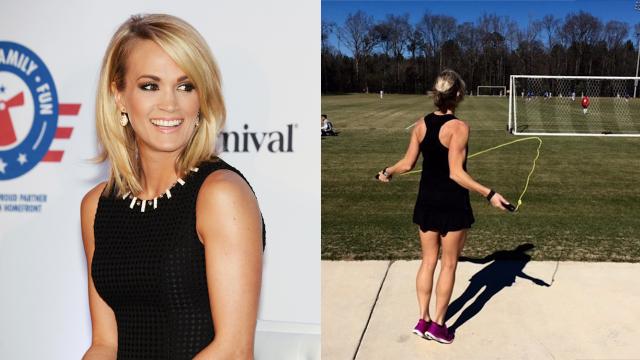 Carrie underwood jump rope hotsell workout