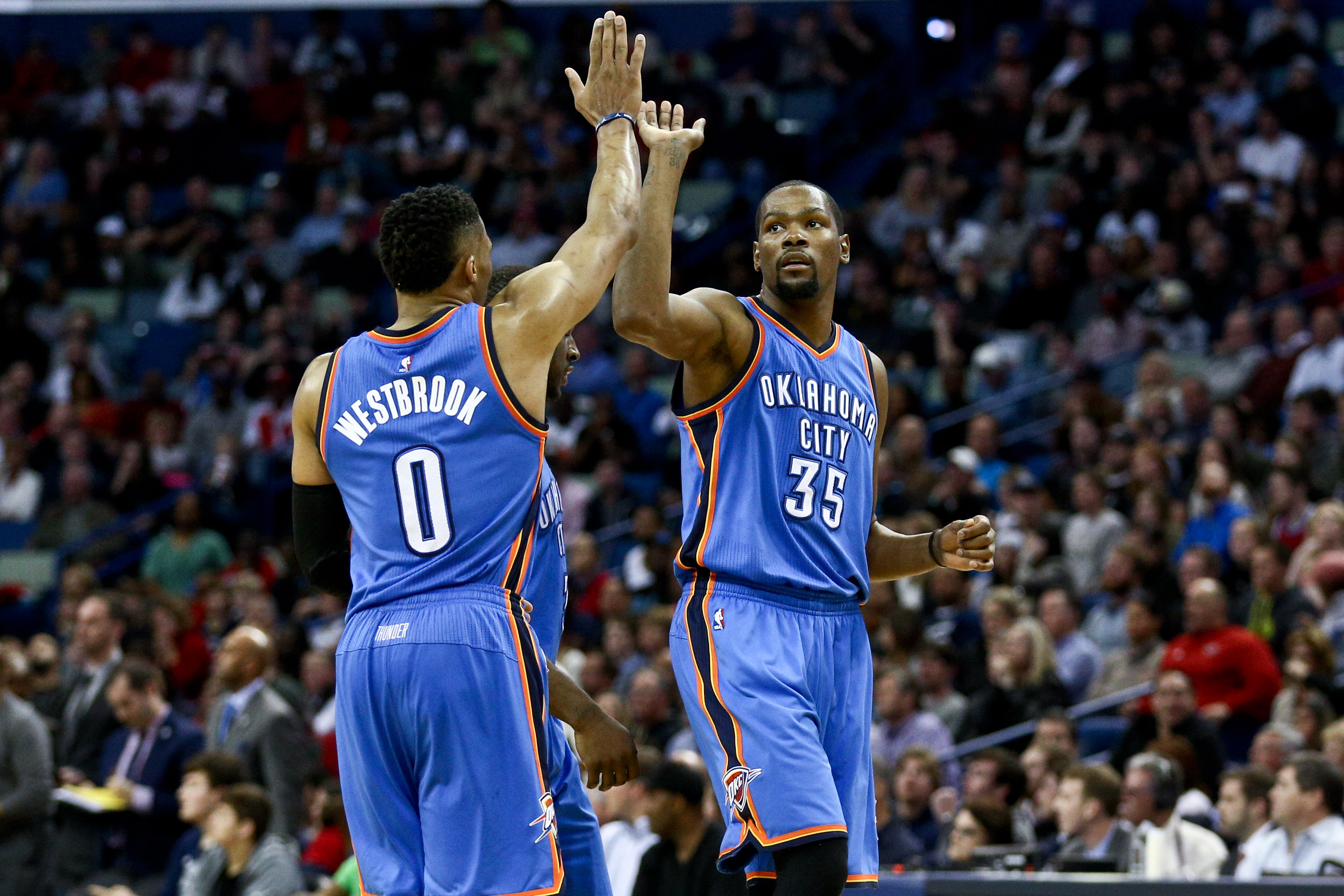 Kevin Durant, Russell Westbrook selected All-NBA