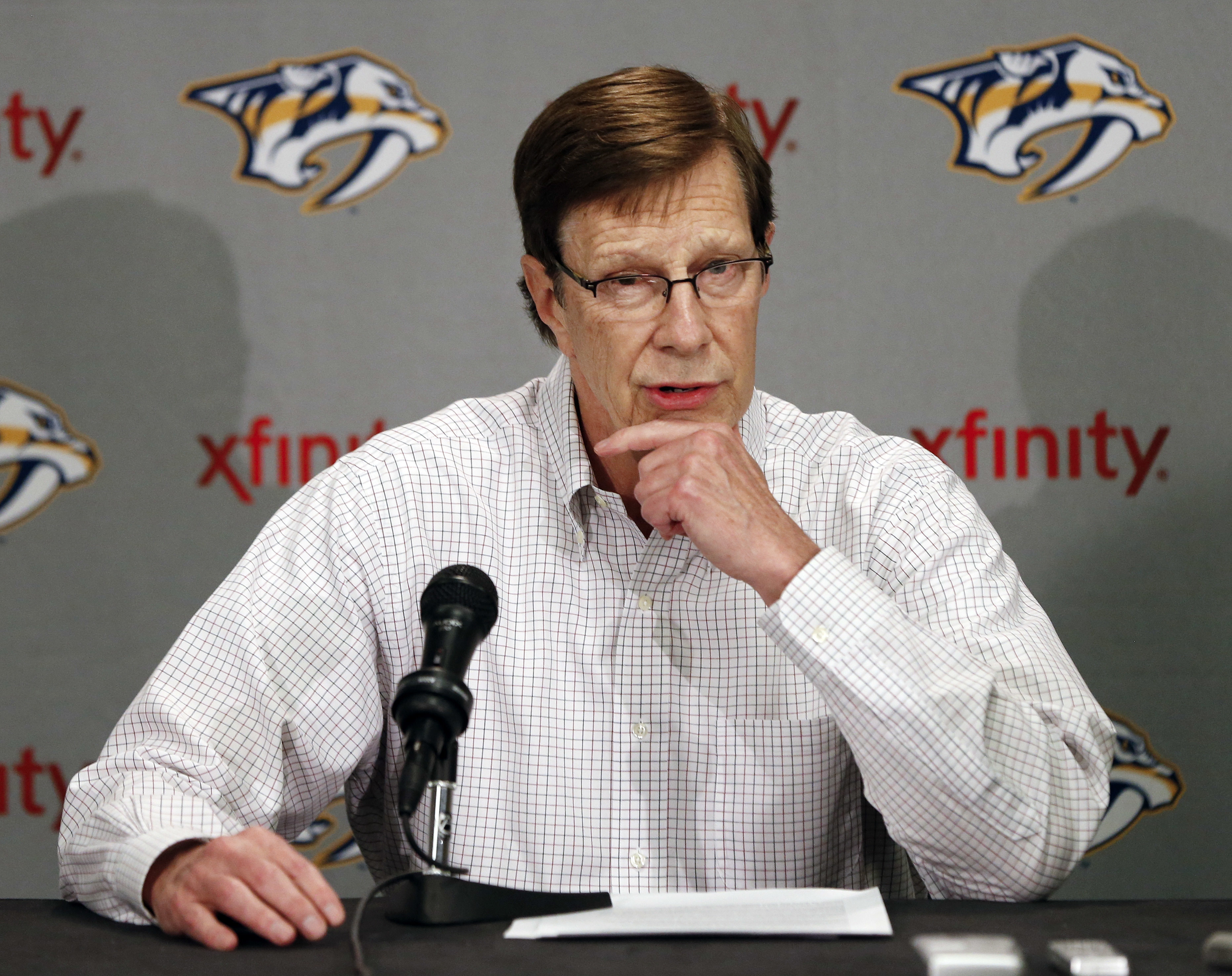 Statement Predators told of Vesey's free agency plans