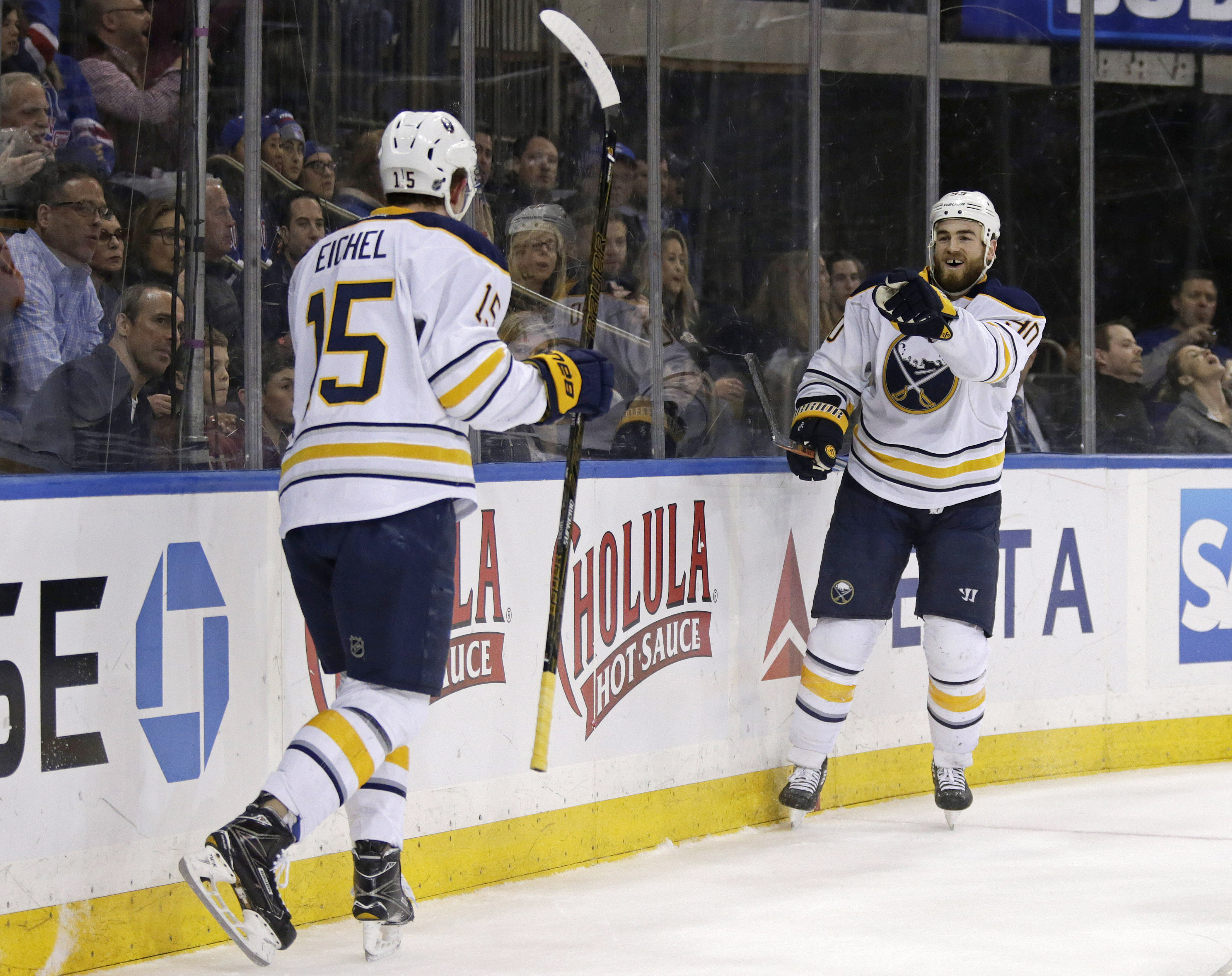 Sabres deny Rangers a clinched playoff berth with win
