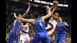 Trail Blazers hold off Thunder, clinch playoff berth