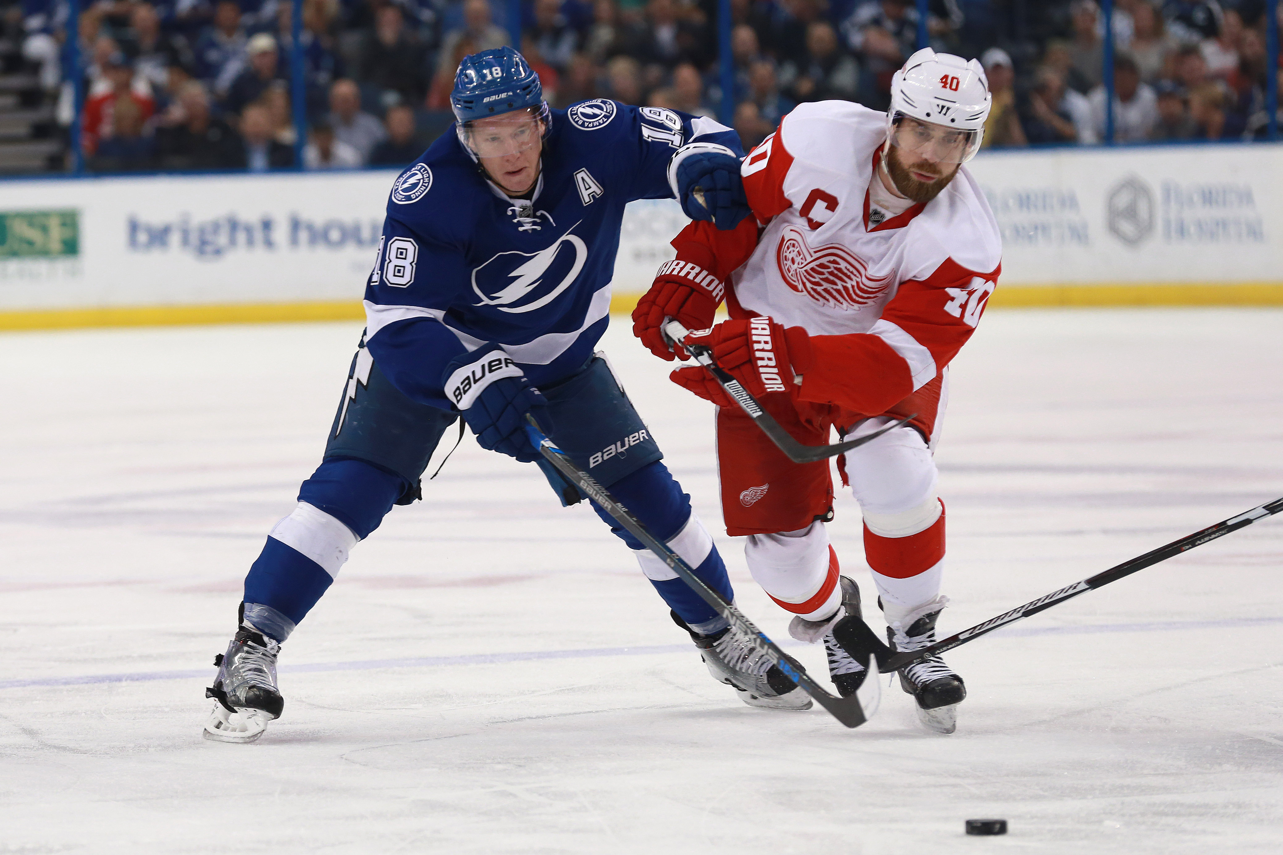 NHL: Stanley Cup Playoffs-Tampa Bay Lightning at Detroit Red Wings