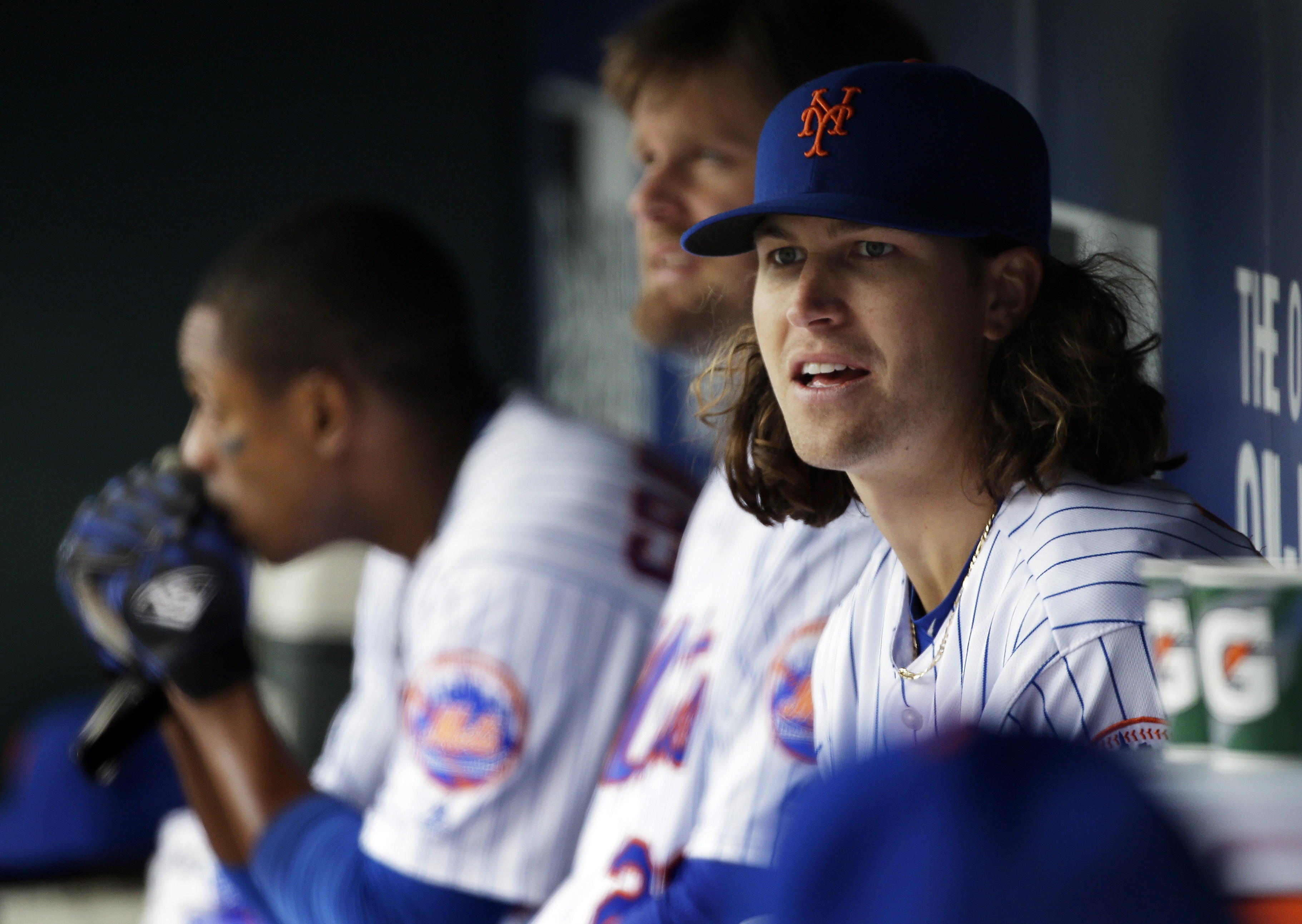 Mets say deGrom's newborn son could leave hospital Monday