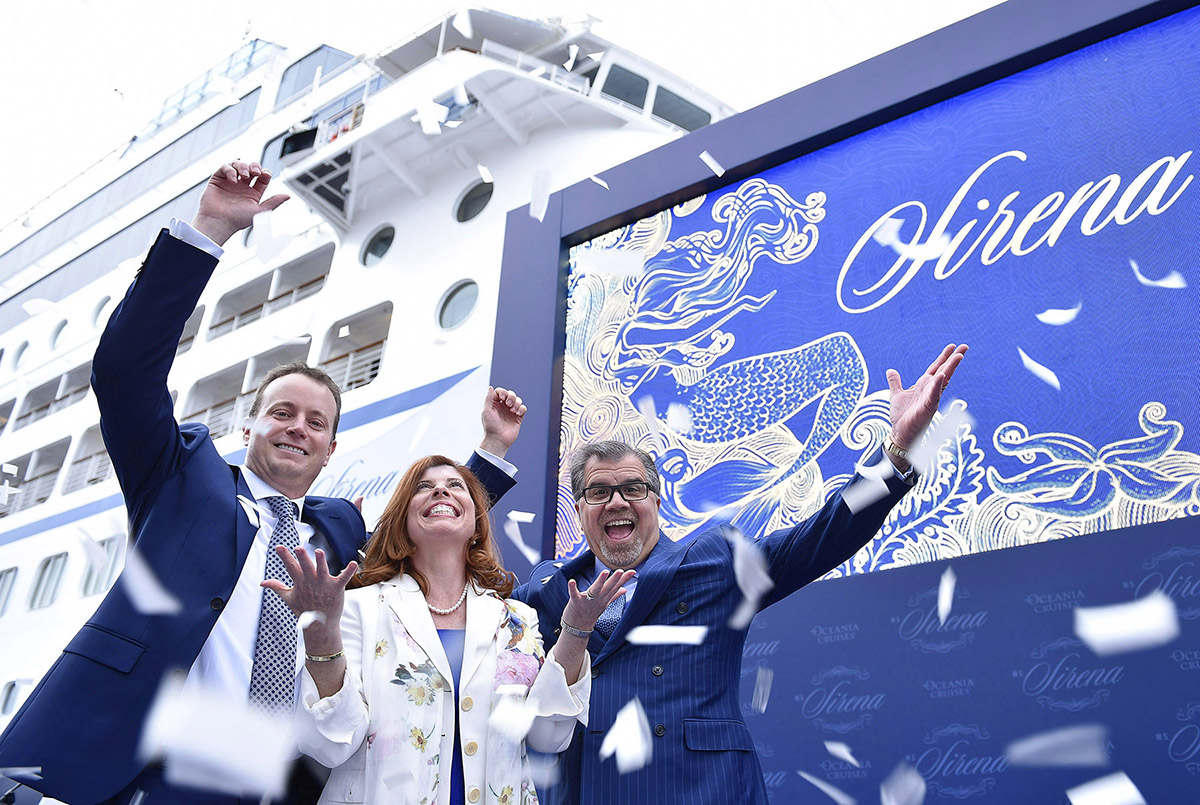 New Oceania ship christened in Barcelona