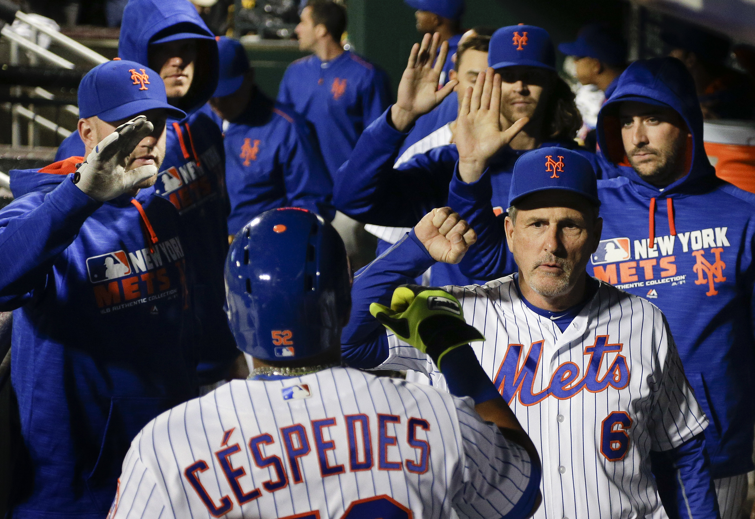 New York Mets YOENIS CESPEDES grand slam home run in the third