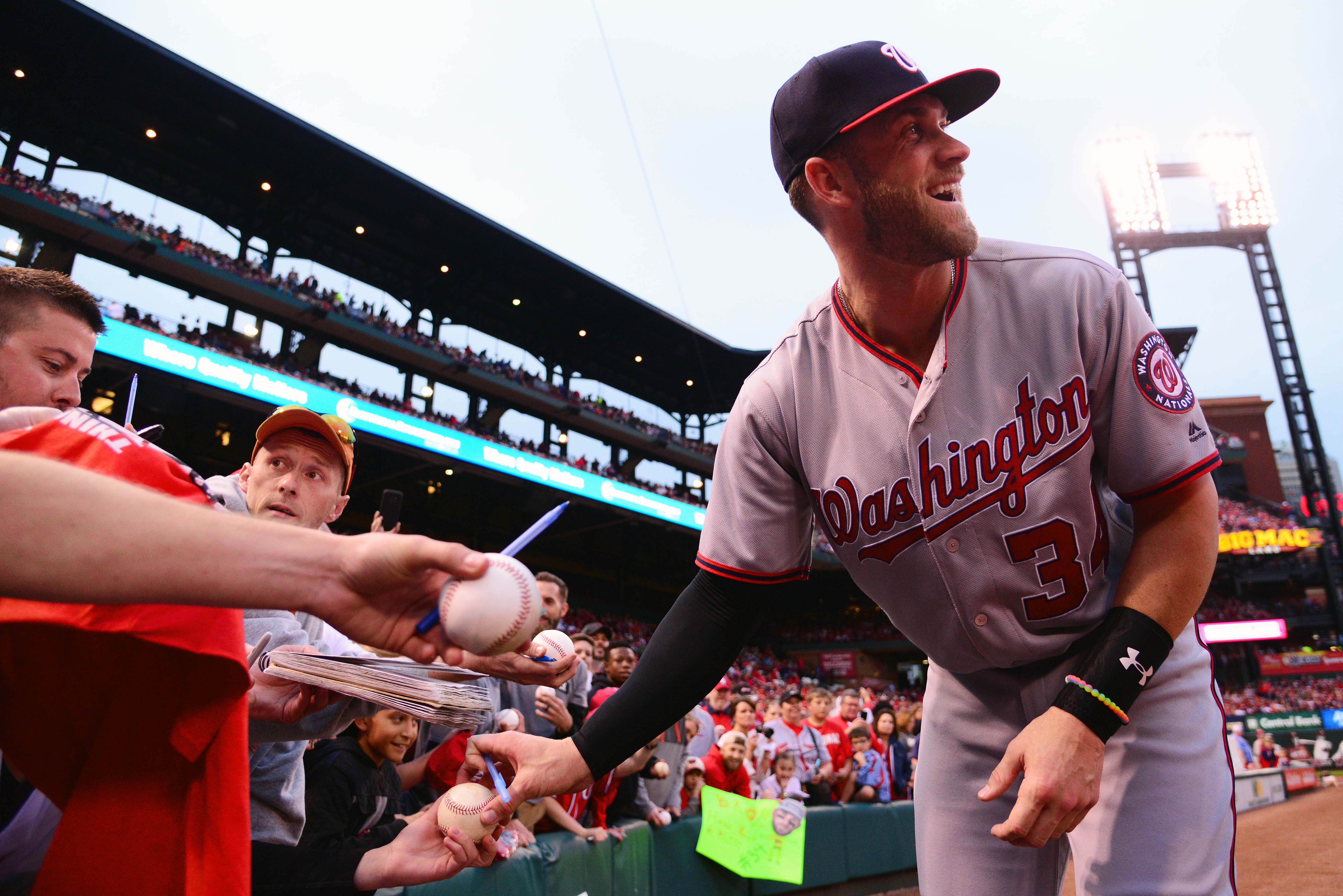 This is my city': Bryce Harper 0 for 4 in possibly last home Nats