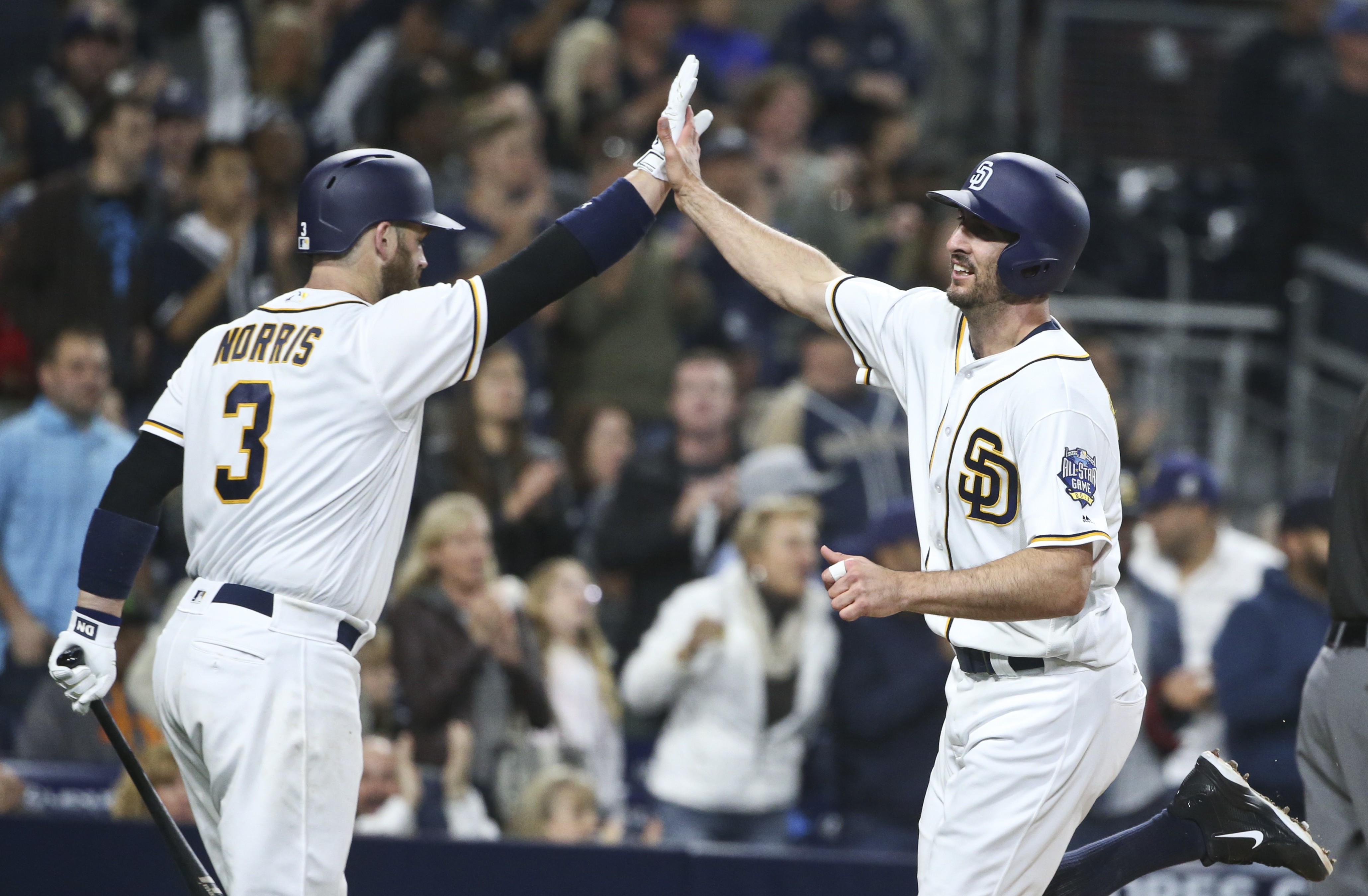 2016 San Diego Padres Home Jersey and Baseball Cap featuring Matt Kemp