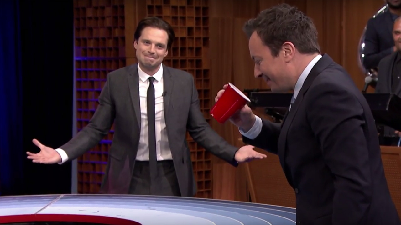 Captain America' Cast Challenges Jimmy Fallon to a Game of 'Musical Beers'  on 'The Tonight Show' | wgrz.com