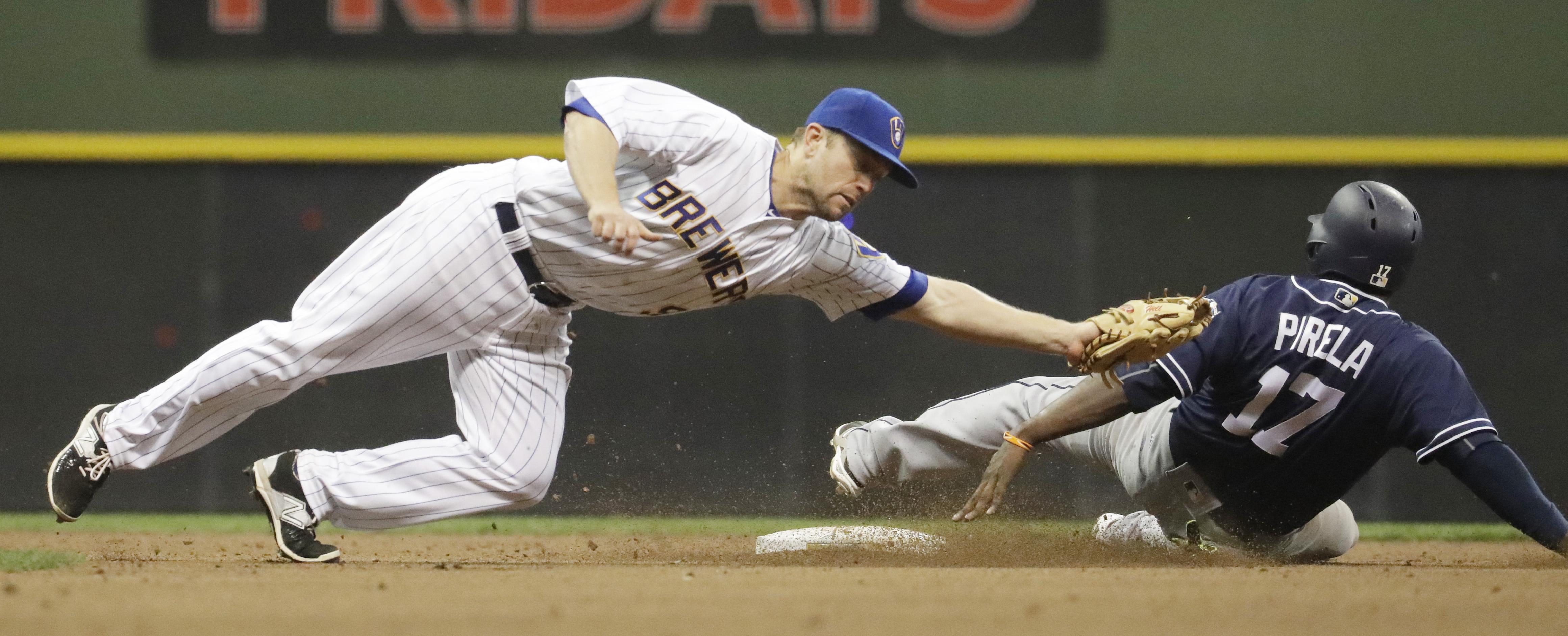 Fan falls into Brewers bullpen, taken to hospital