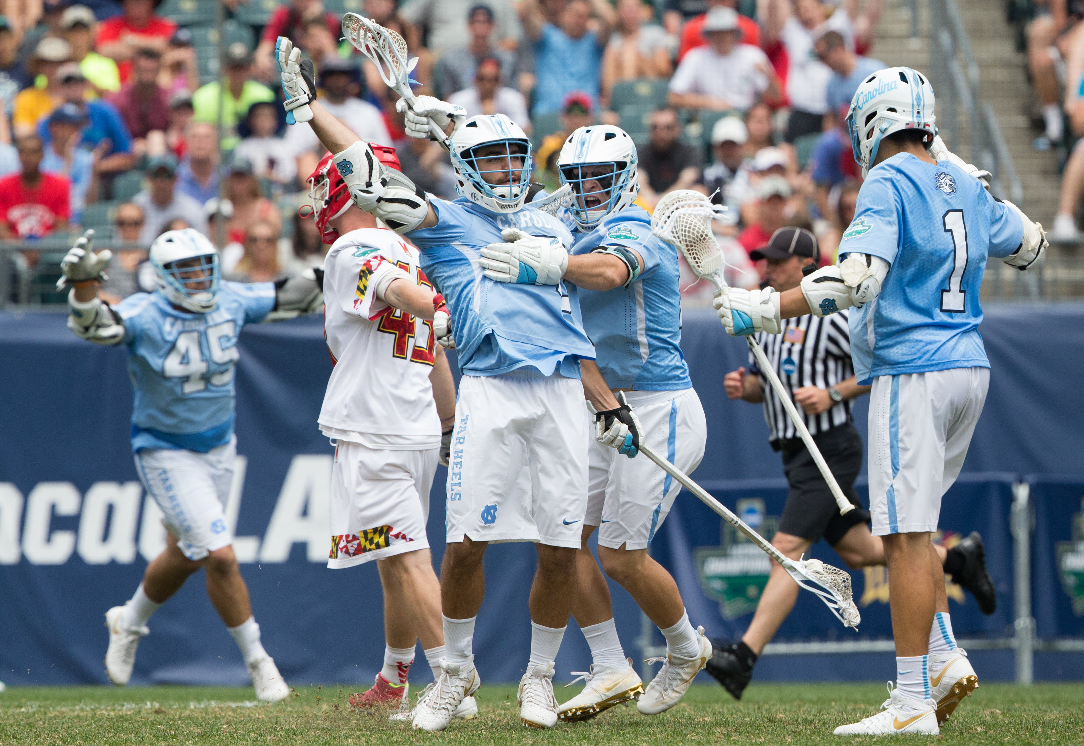 UNC edges Maryland in OT for first NCAA lacrosse championship in 25