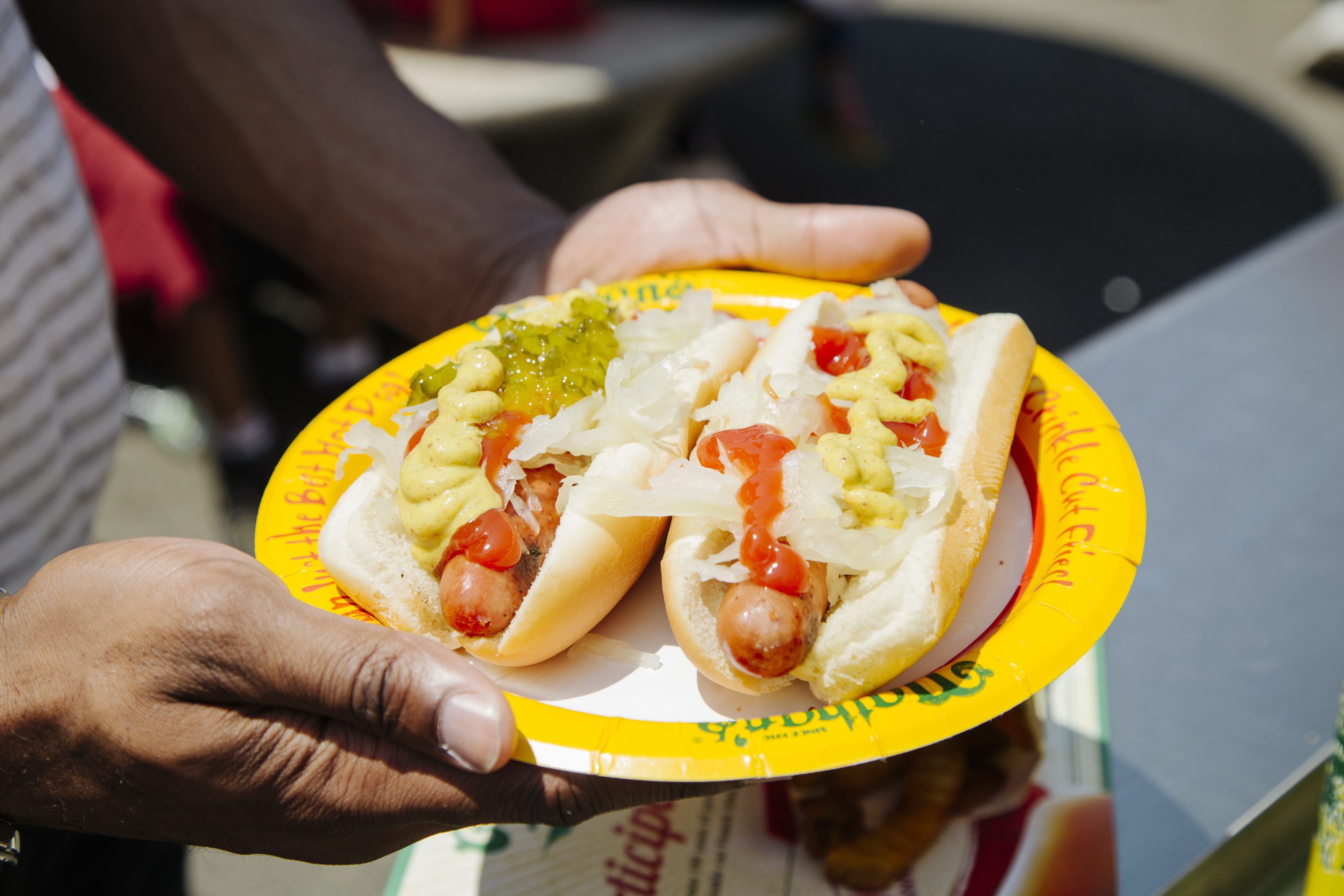 Are hot dogs sandwiches? Merriamster says yes