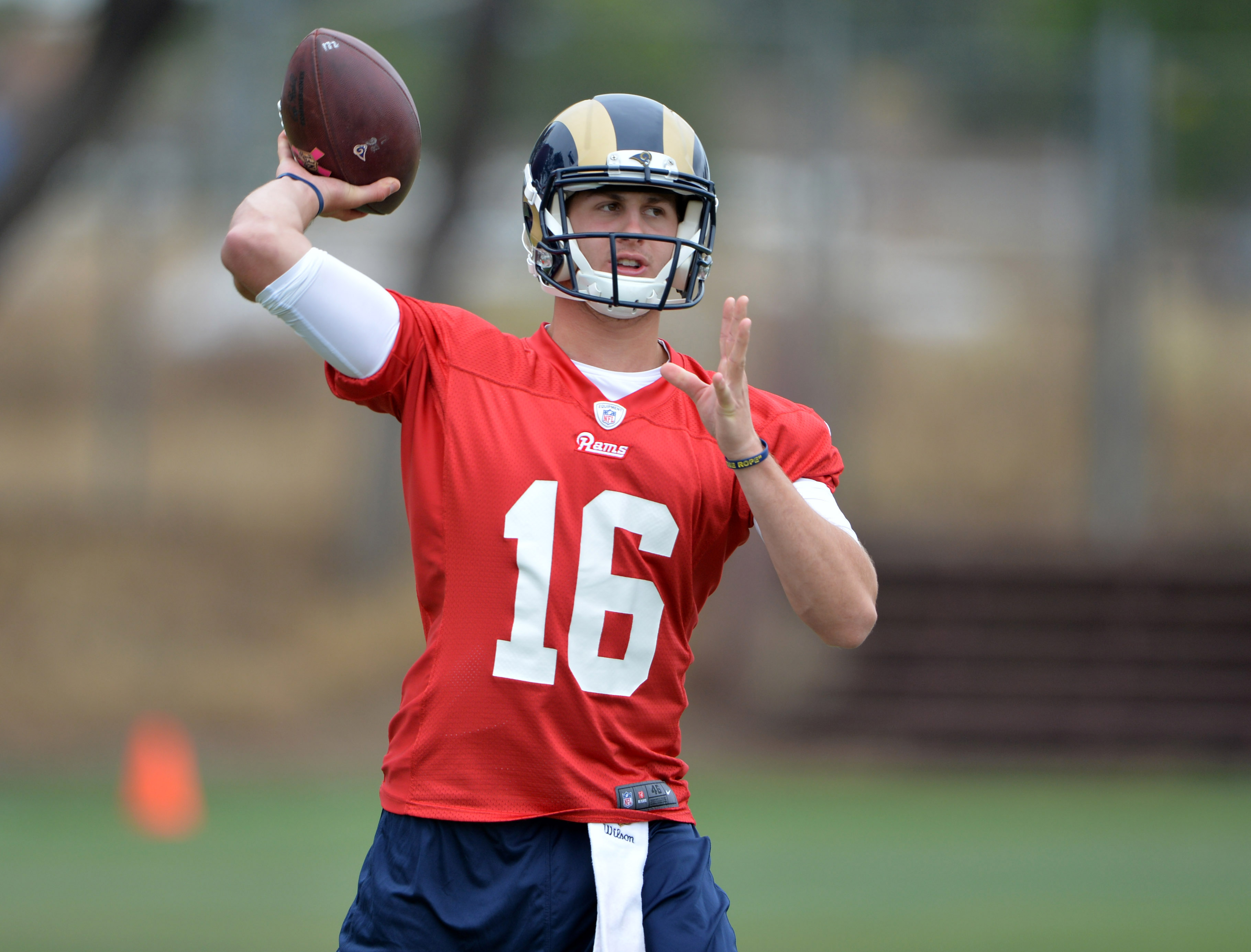 The LA Rams are halfway through QB Jared Goff's rookie contract