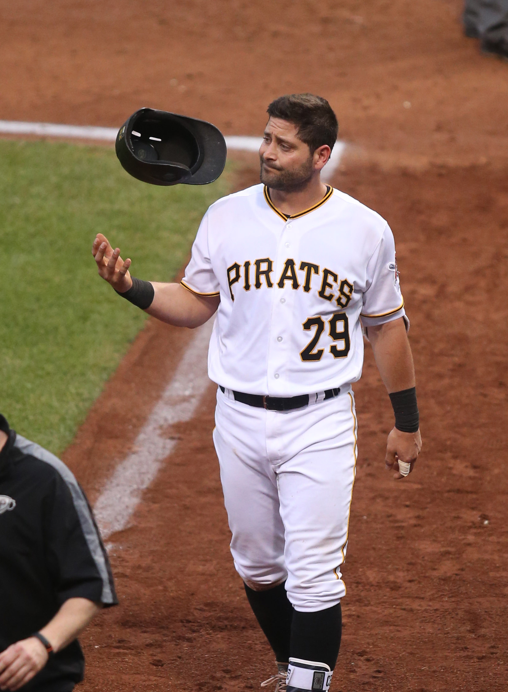 Pirates' Francisco Cervelli done with catching after latest