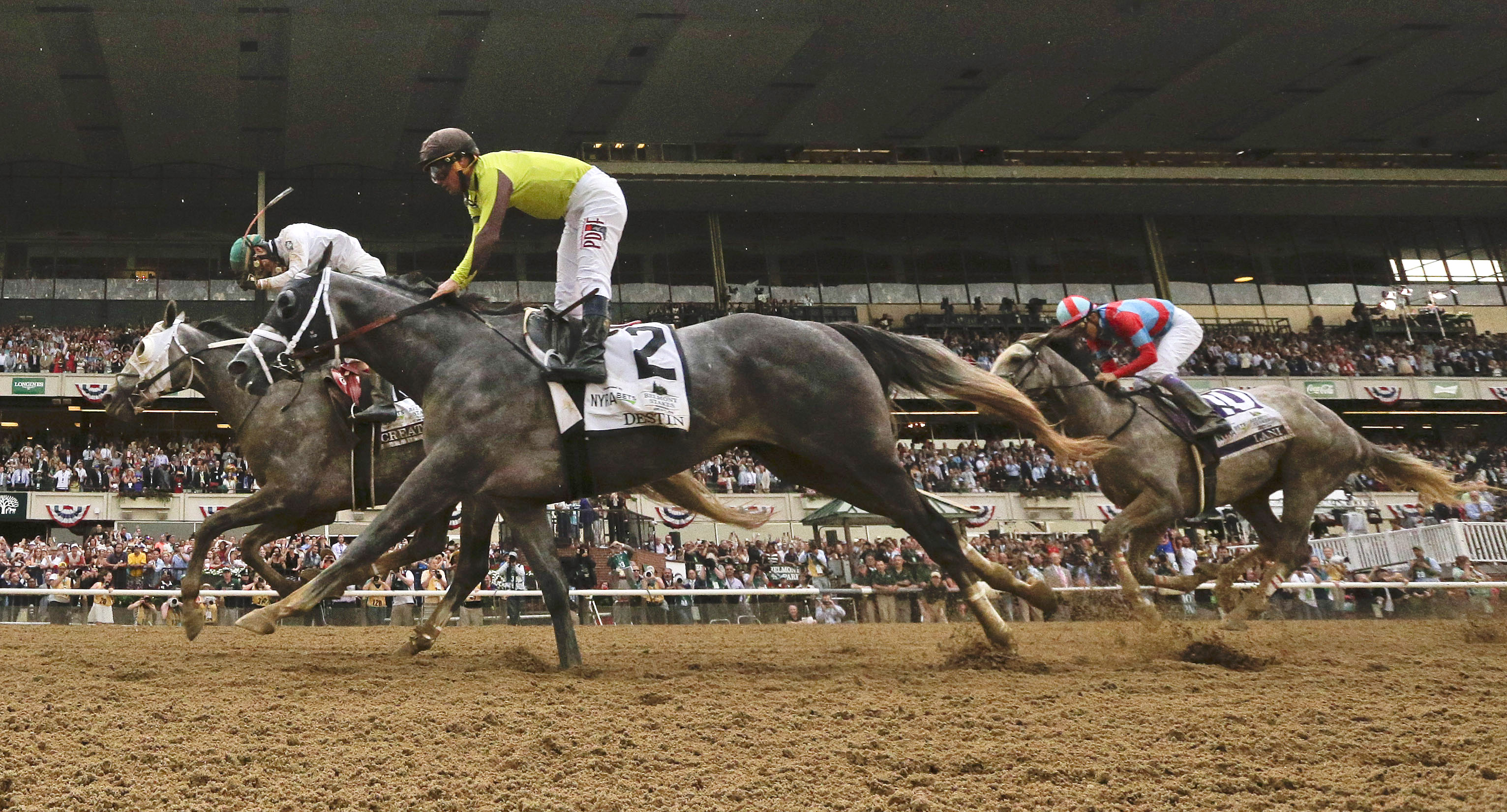 Creator closes out Triple Crown with upset in Belmont Stakes kgw