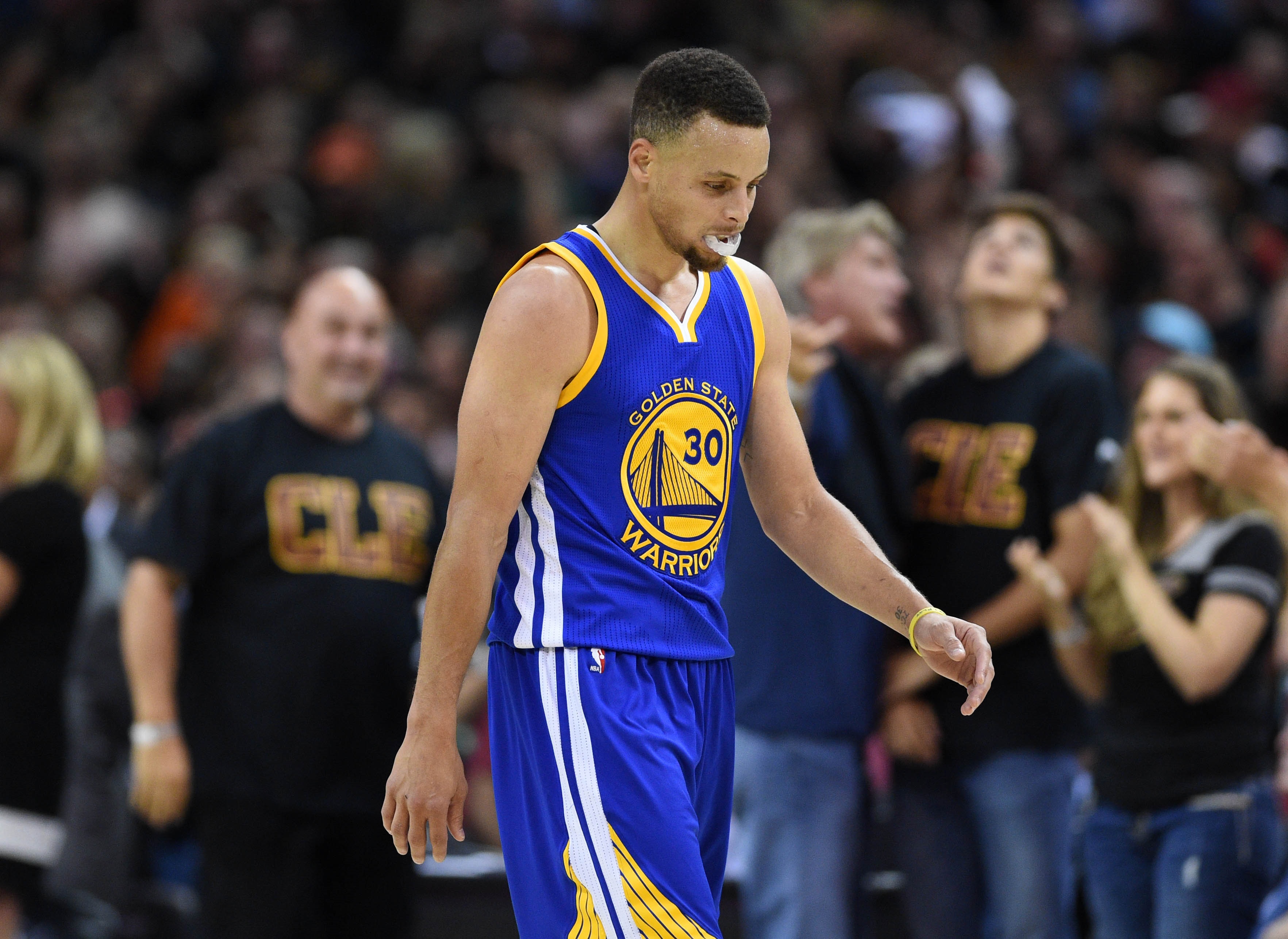 You can own a Steph Curry, game-used mouthguard