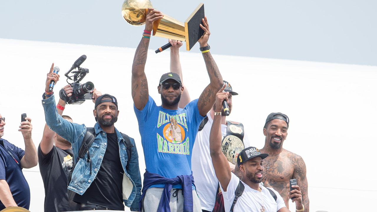 LeBron James is AP male athlete of the year
