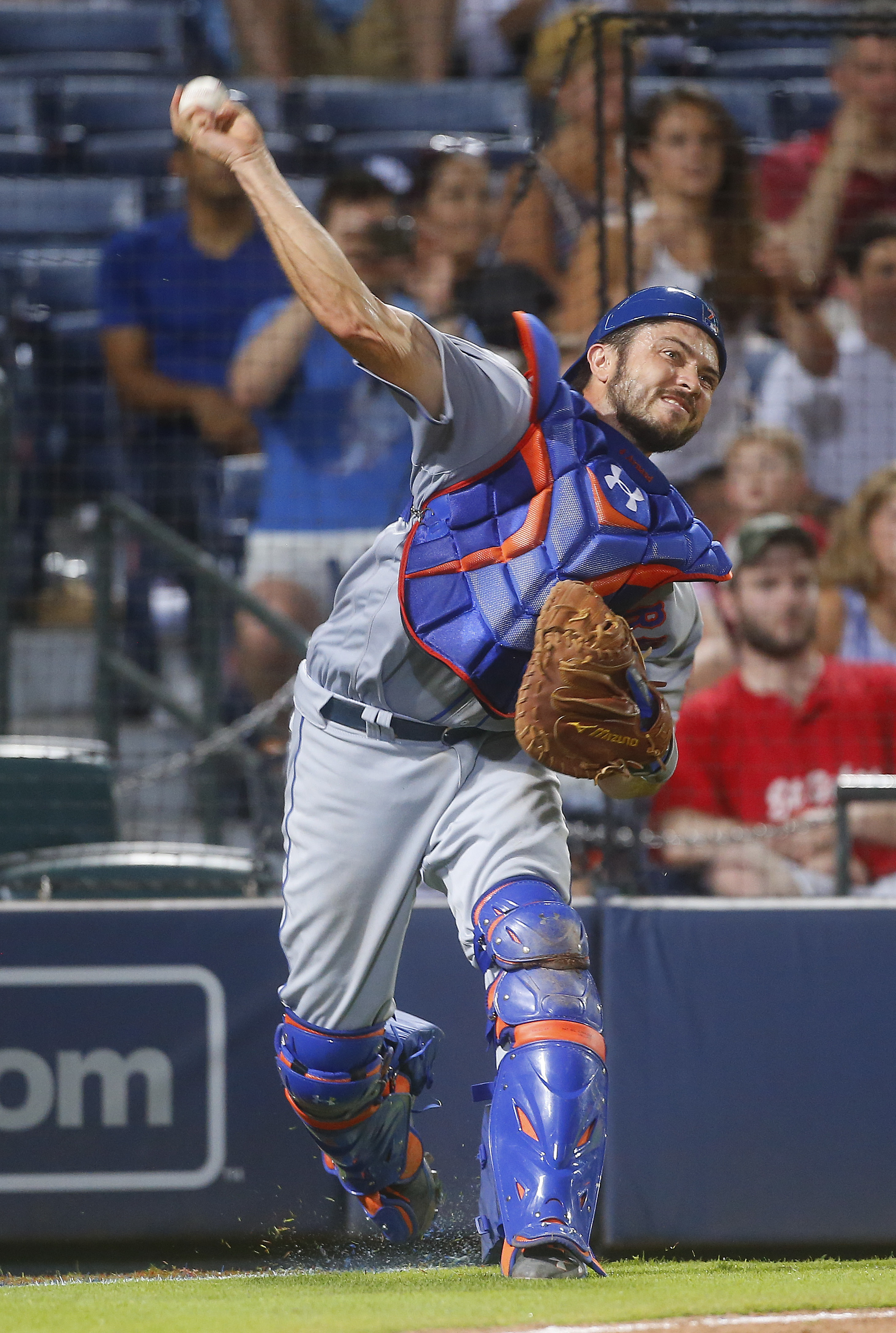 New York Mets starting pitcher Steven Matz throws a strike