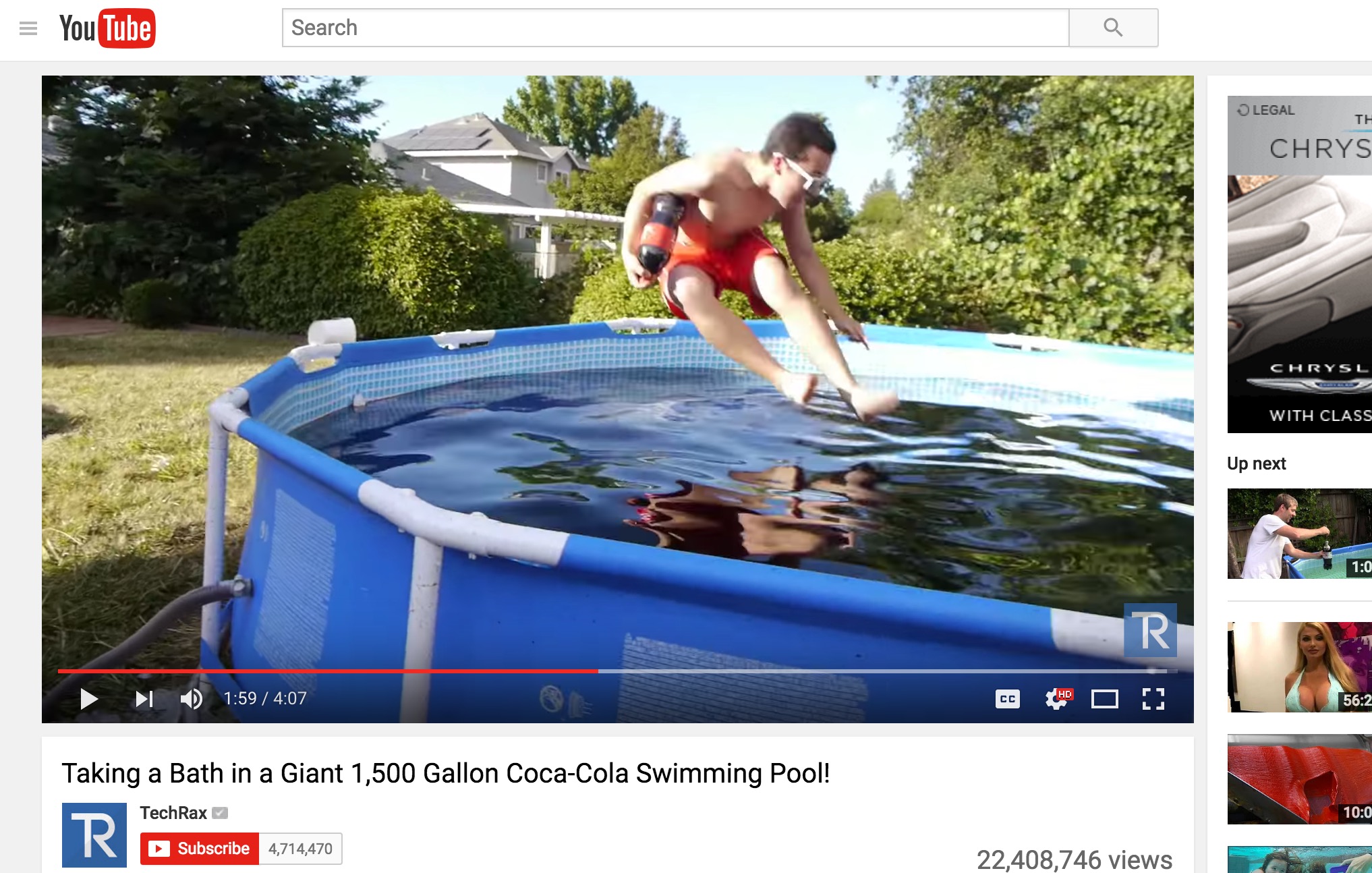 Feast your eyes on a pool filled with Coke and Mentos | ksdk.com 