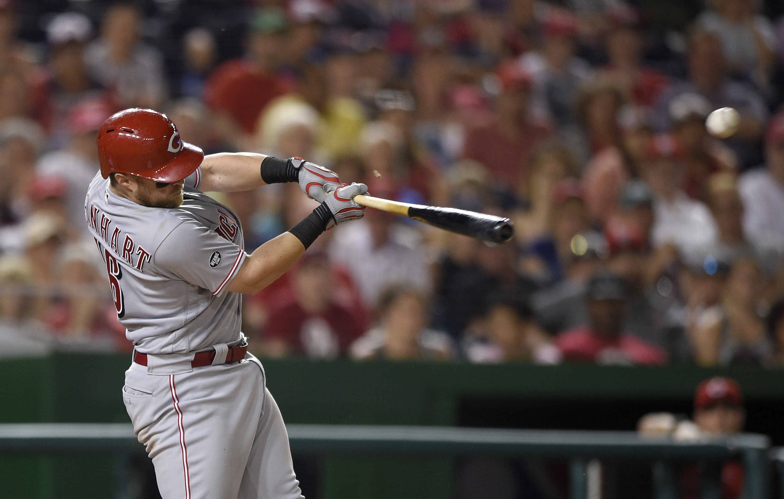 Tucker Barnhart switching to left-handed hitting