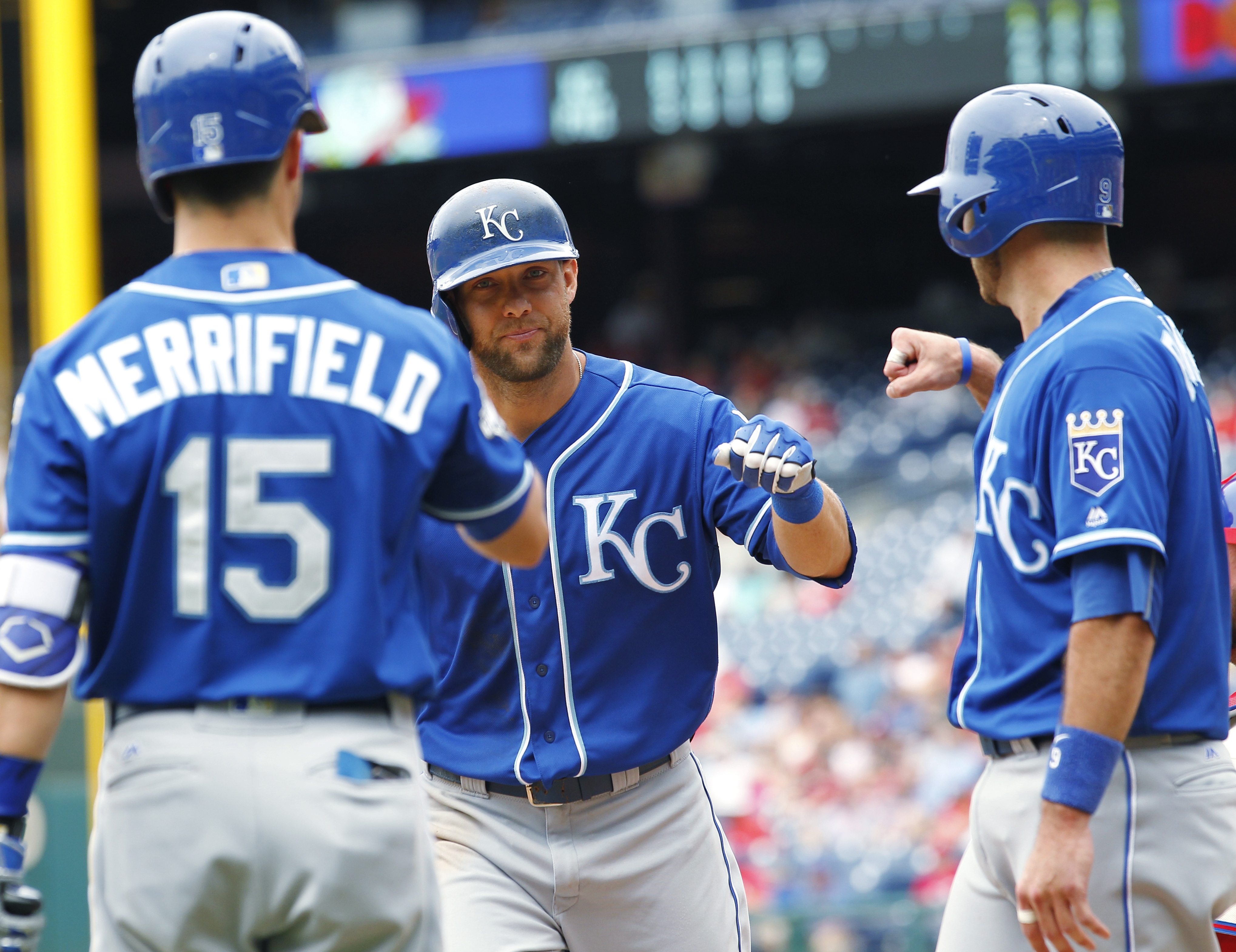 Merrifield, Volquez lead Royals