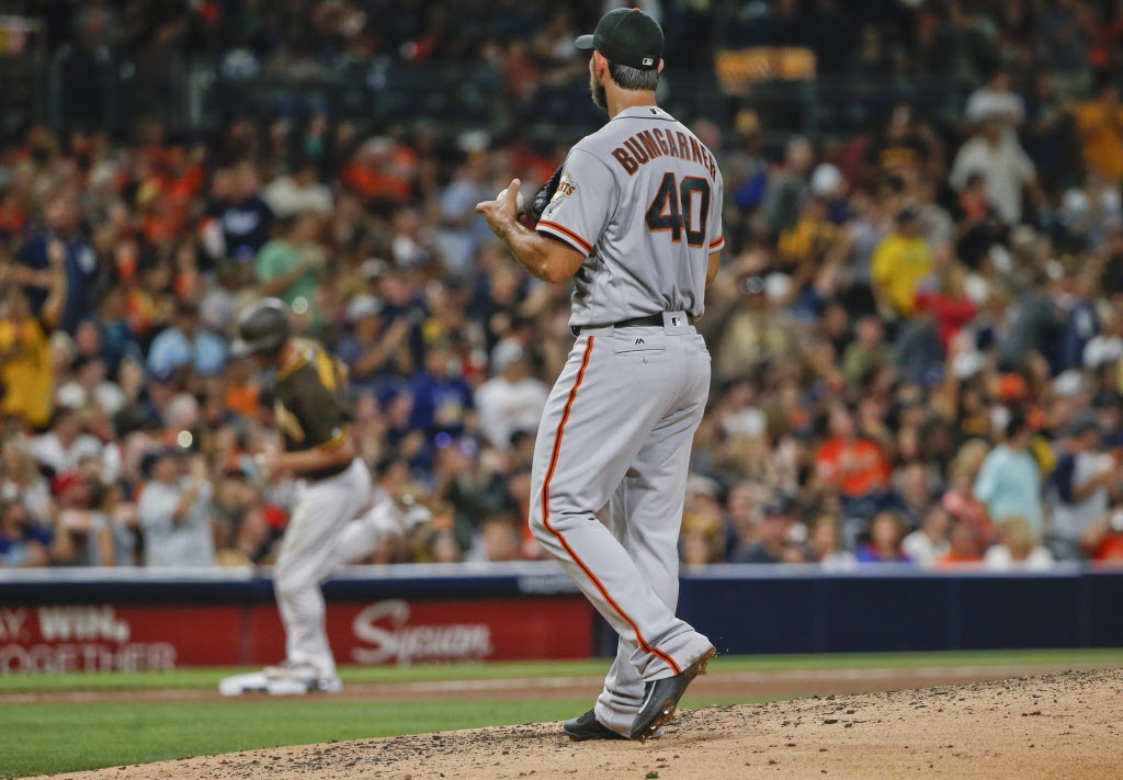 Padres blast 2 off Madison Bumgarner, top Giants