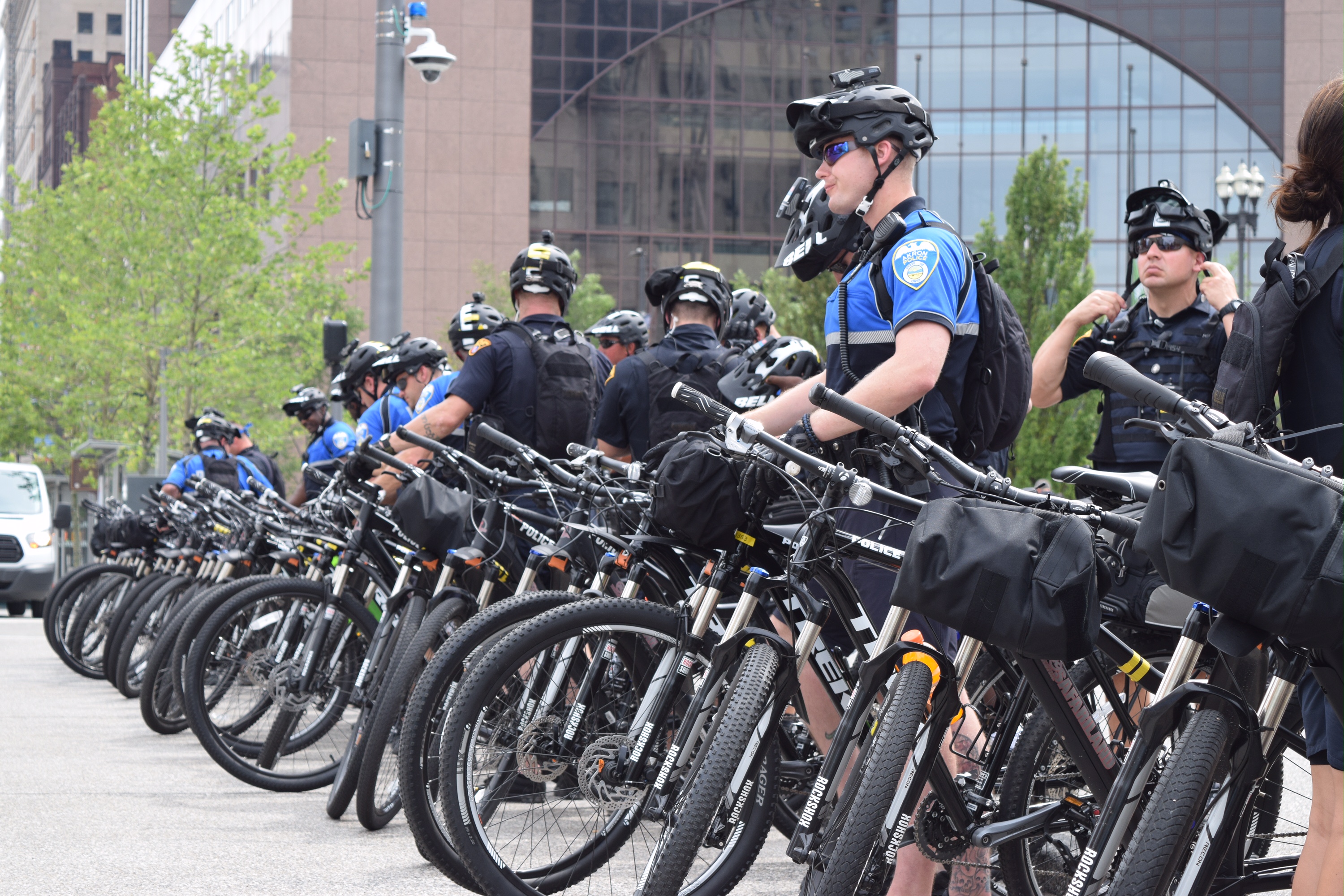 Secret weapon in handling RNC protesters: police bikes | kens5.com, image size:3000x2000