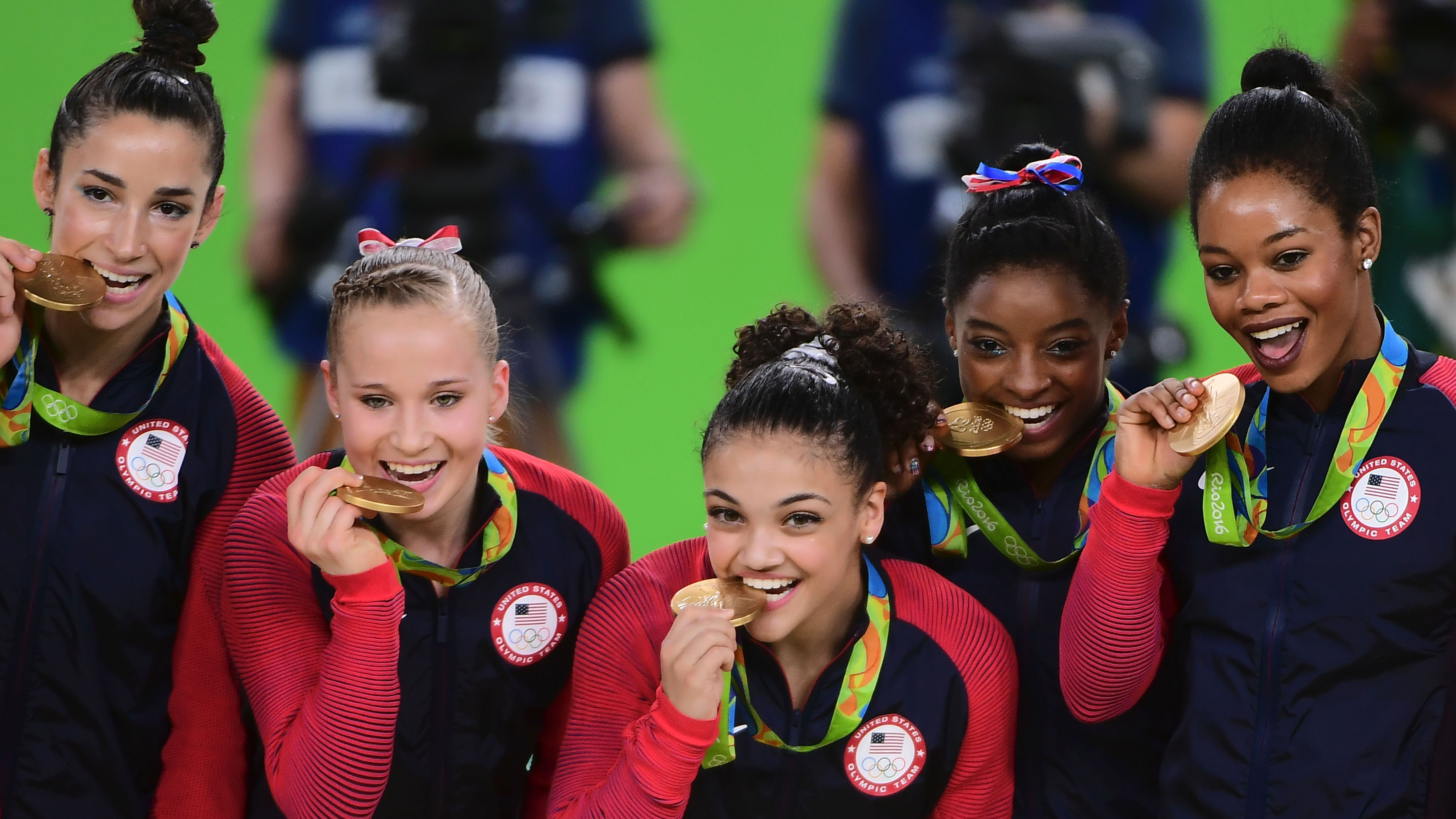 Us Womens Gymnastics Team Wins Gold Medal At 2016 Rio Olympics See 0496