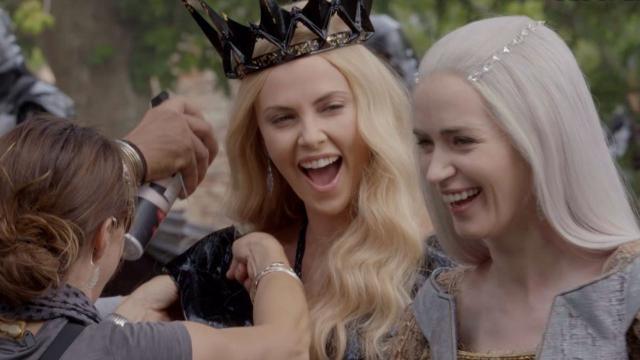 EXCLUSIVE: Chris Hemsworth and Charlize Theron Can't Stop Laughing in 'The Huntsman: Winter's War' - WUSA9.com