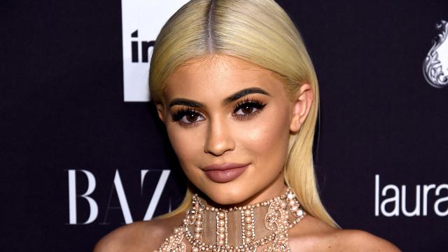 Kylie Jenner Channels Kim Kardashian With T-Shirt Corset Look: See
