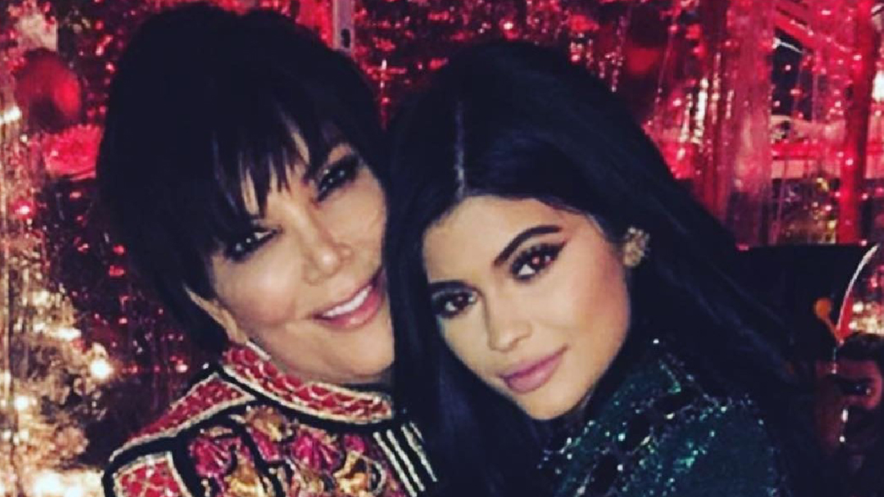 Kris Jenner Shares Glitzy Holiday Throwback Pic With Daughter Kylie