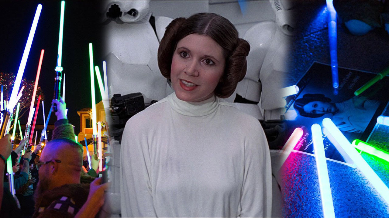  Star Wars Fans Honor Carrie Fisher With Light Saber Vigils Across U S 
