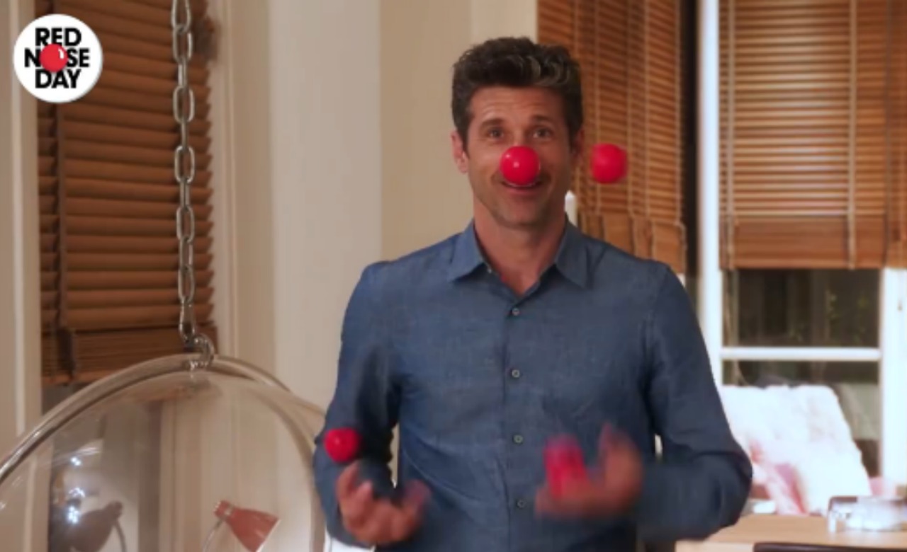 patrick dempsey red nose day actually