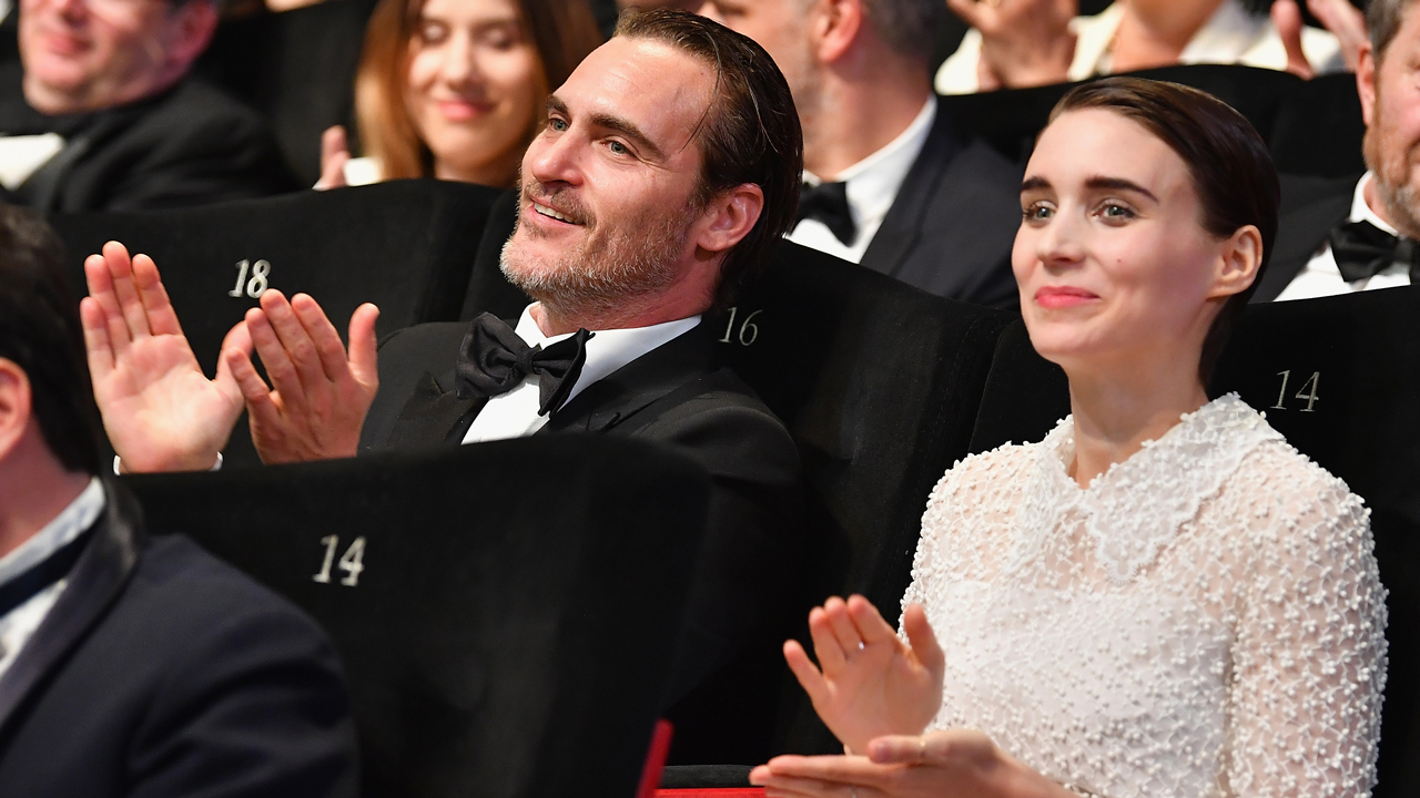 Rooney Mara and Joaquin Phoenix Are the Cutest Couple at Cannes Closing