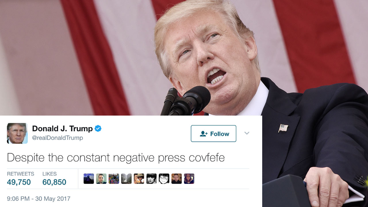 Celebs React To Donald Trumps Bizarre Covfefe Tweet As President Responds 