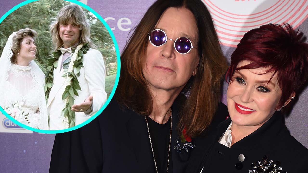 Ozzy And Sharon Osbourne Celebrate 35th Wedding Anniversary See The Sweet Throwback Pics