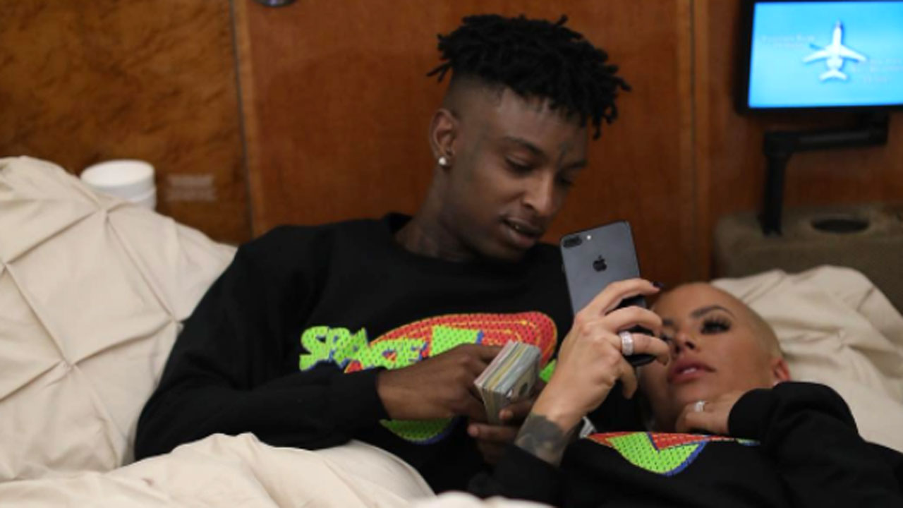 Amber Rose puts on a sizzling show for new beau 21 Savage