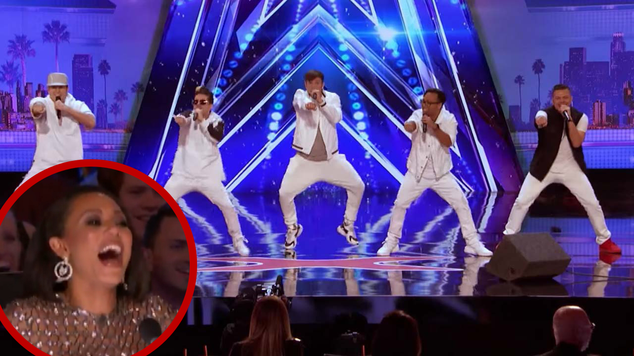 Mel B Falls In Love With Boy Band 5 Alive On 'America's Got Talent ...