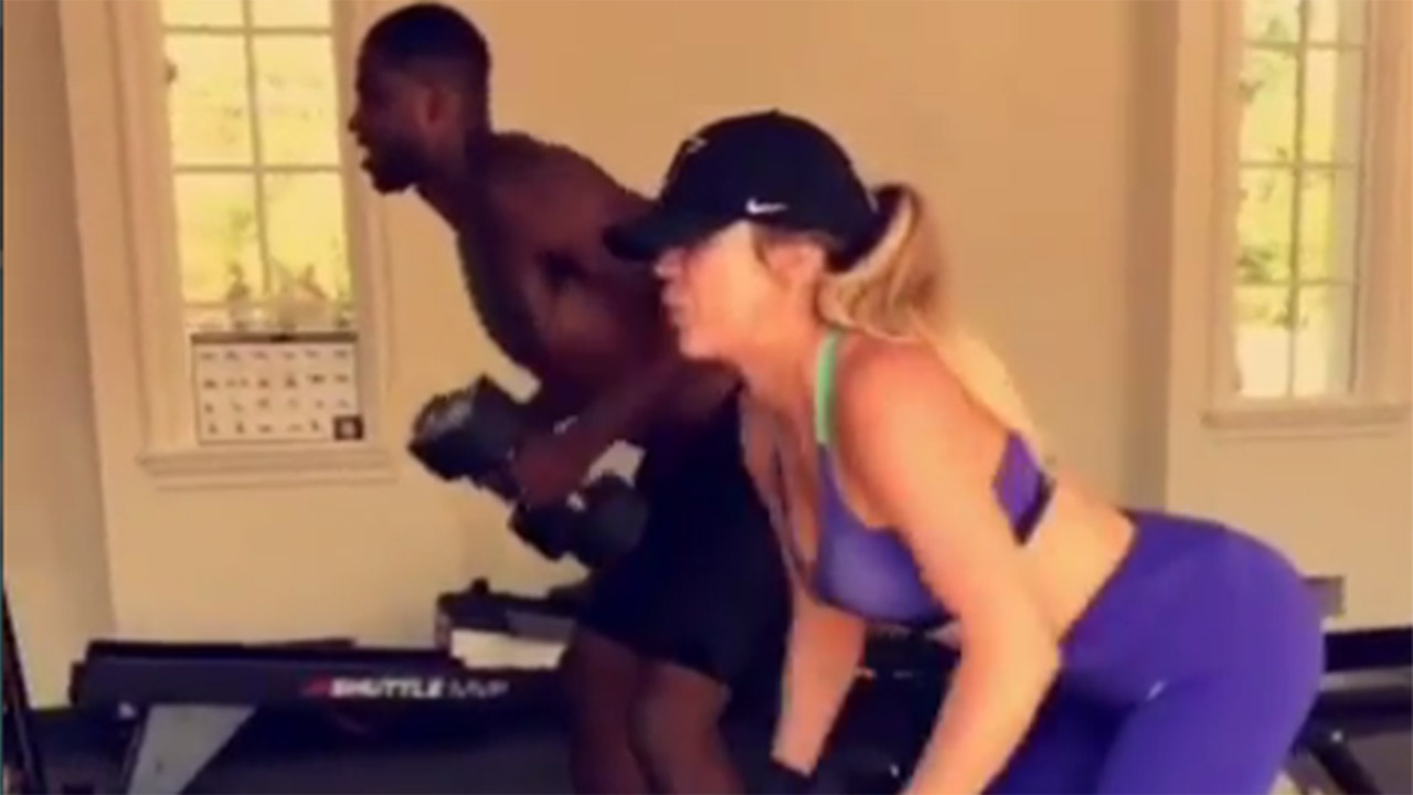 Khloe Kardashian Works Out With Boyfriend Tristan Thompson in Sexy Videos |  wusa9.com