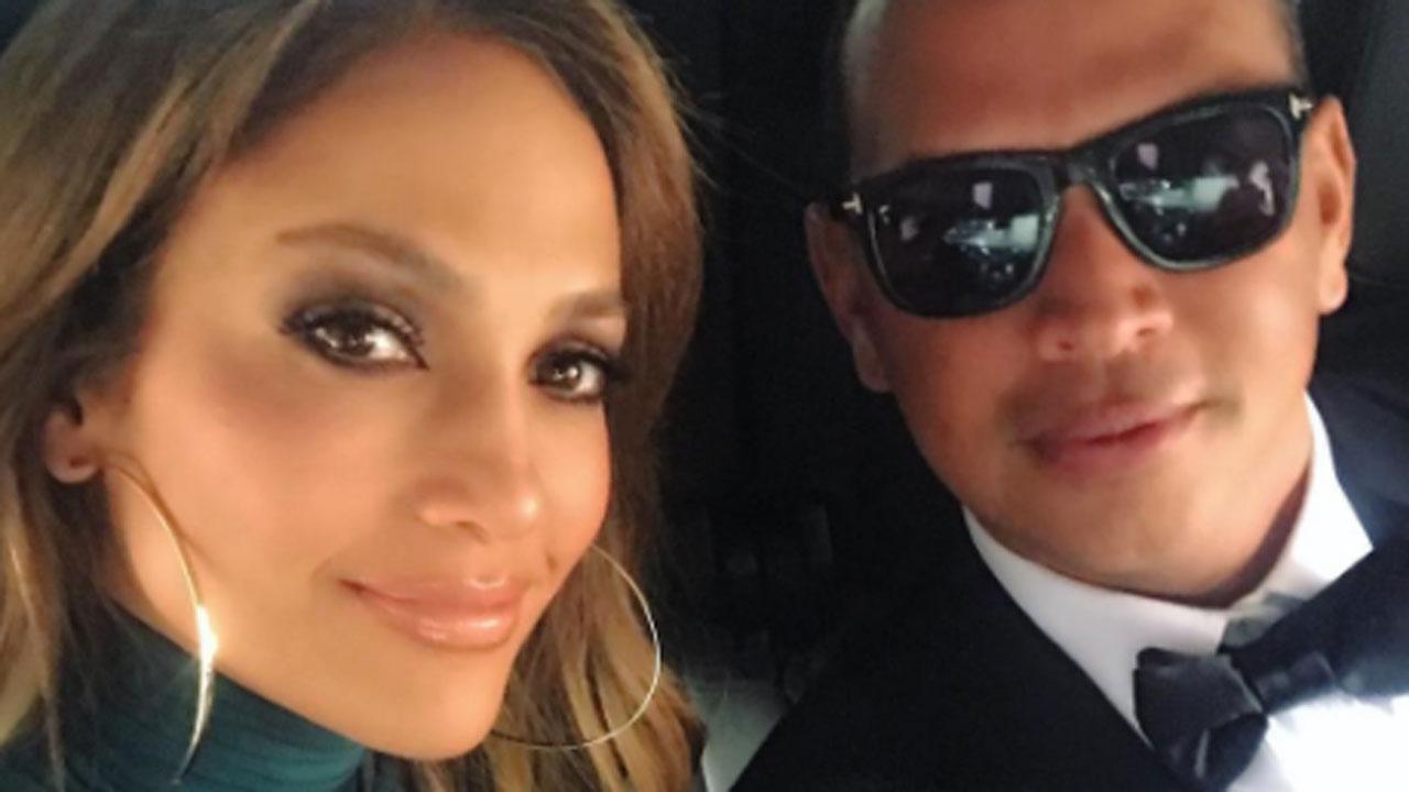 Jennifer Lopez Cuddles Up to Alex Rodriguez in Adorable Selfie See