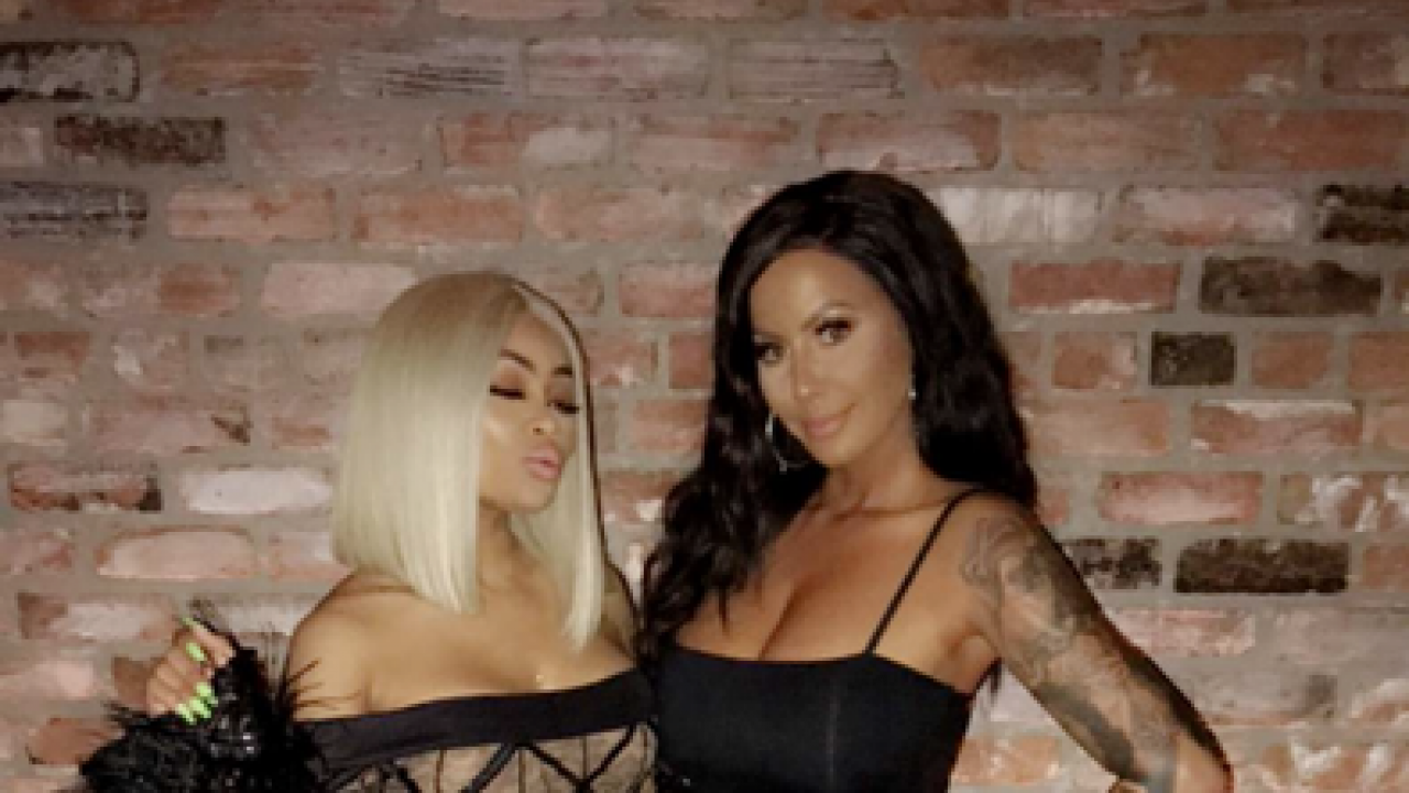 Breast friends: Blac Chyna and Amber Rose let it hang out
