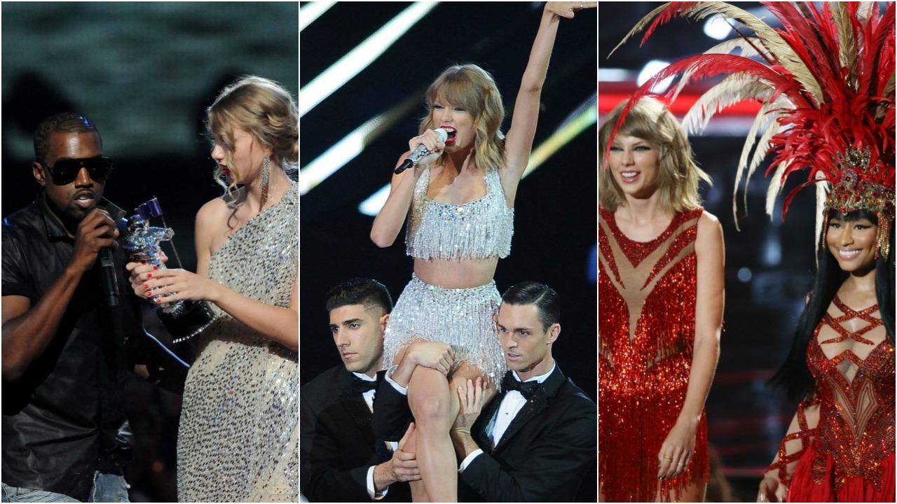 Taylor Swifts Complete Mtv Vmas History All The Kanye Drama Big