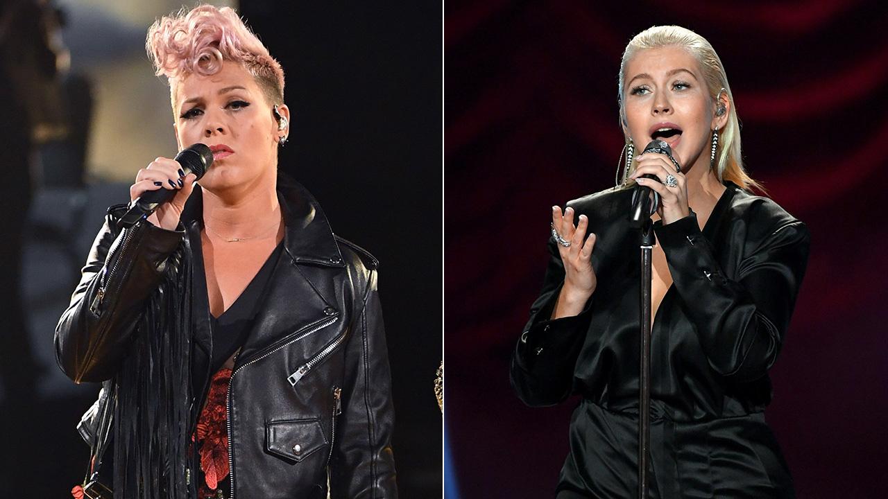 Pink Slams Christina Aguilera Rift Rumors, Calls the 2017 AMAs a