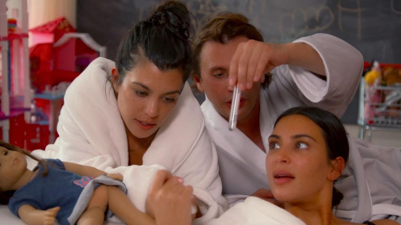 Kim and Kourtney Kardashian Collect Their Own Sweat to Find Out Who s